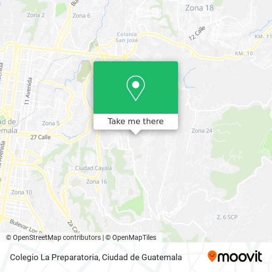 Mapa de Colegio La Preparatoria