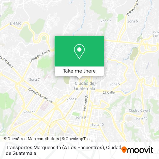 Transportes Marquensita (A Los Encuentros) map