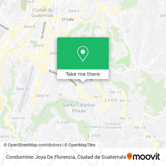 Condominio Joya De Florencia map