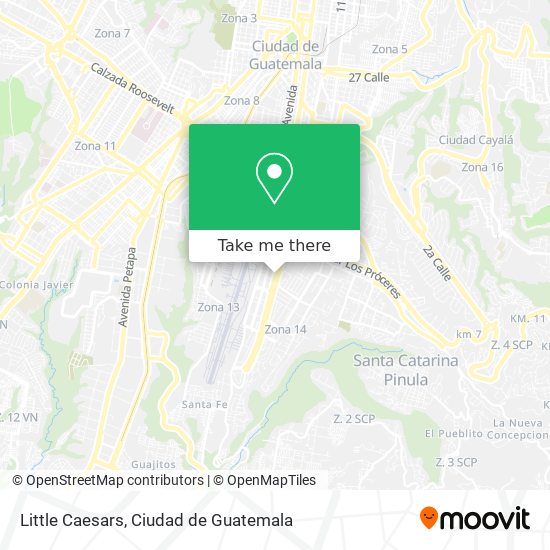 Mapa de Little Caesars