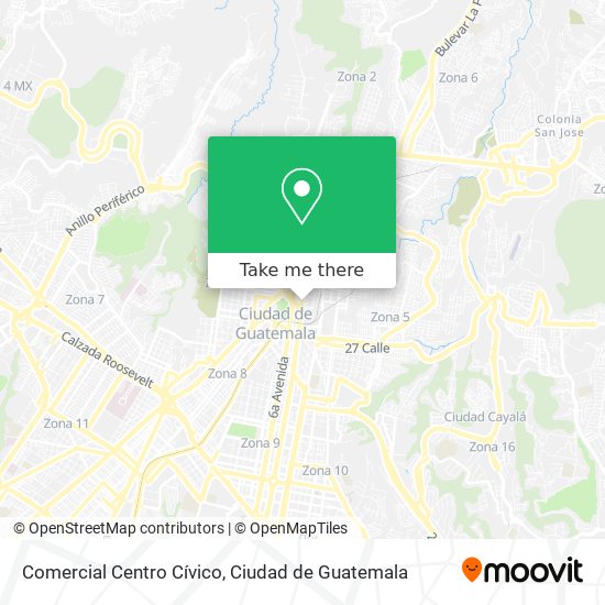 Comercial Centro Cívico map