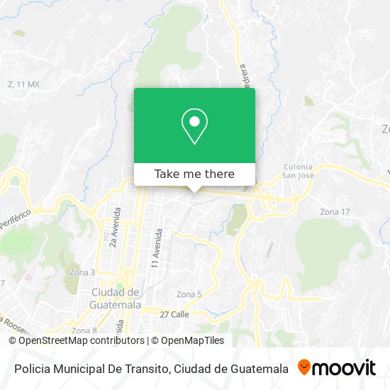 Policia Municipal De Transito map