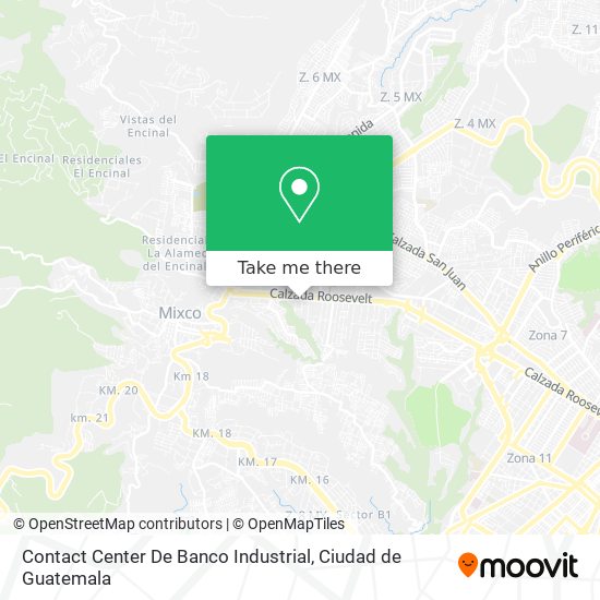 Contact Center De Banco Industrial map