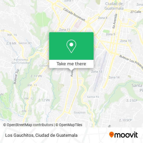 Los Gauchitos map