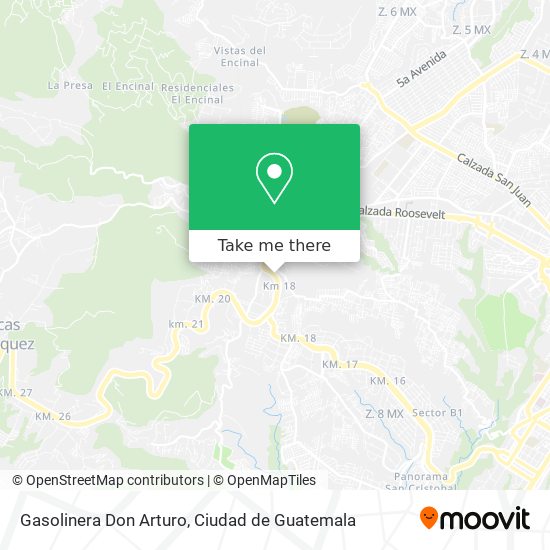 Gasolinera Don Arturo map