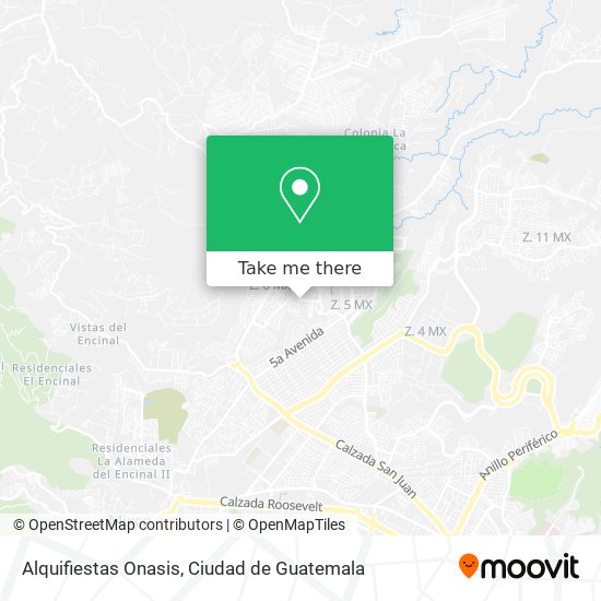 Alquifiestas Onasis map