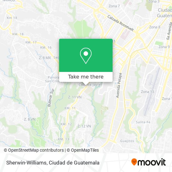 Sherwin-Williams map