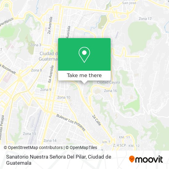 Mapa de Sanatorio Nuestra Señora Del Pilar