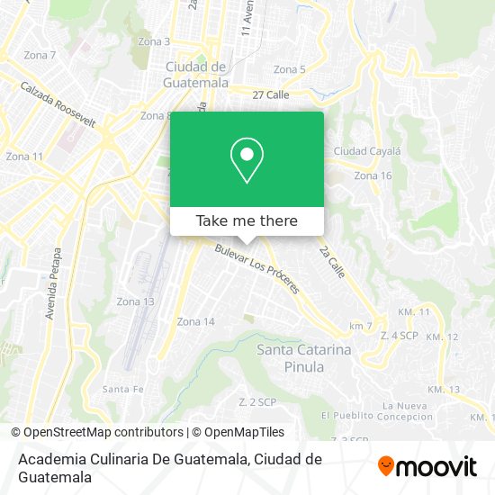 Academia Culinaria De Guatemala map