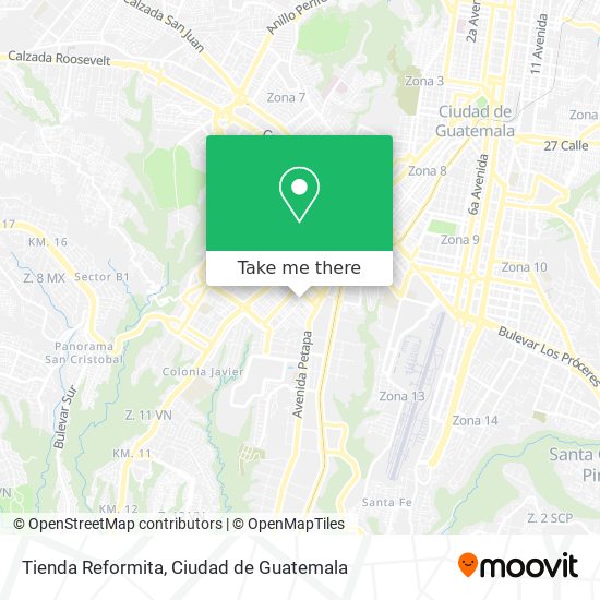 Tienda Reformita map