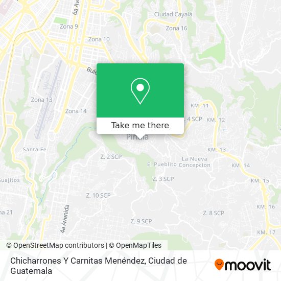 Mapa de Chicharrones Y Carnitas Menéndez