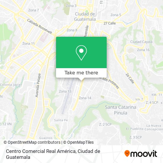 Centro Comercial Real América map