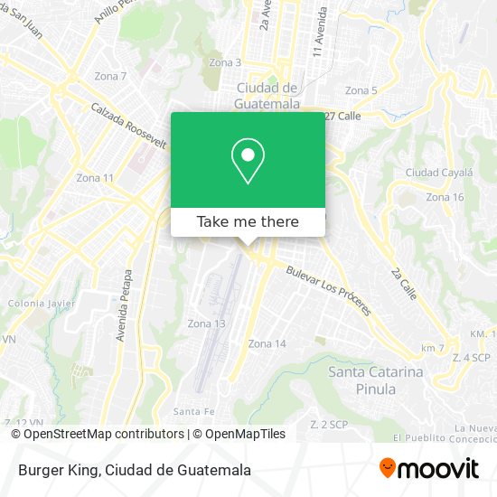 Mapa de Burger King