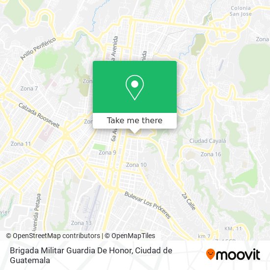 Brigada Militar Guardia De Honor map