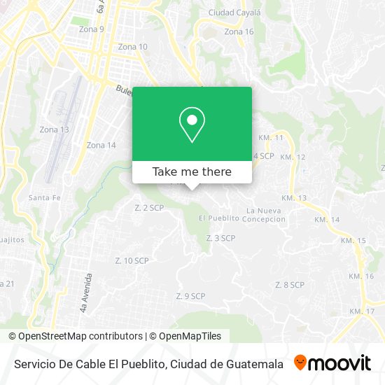 Servicio De Cable El Pueblito map