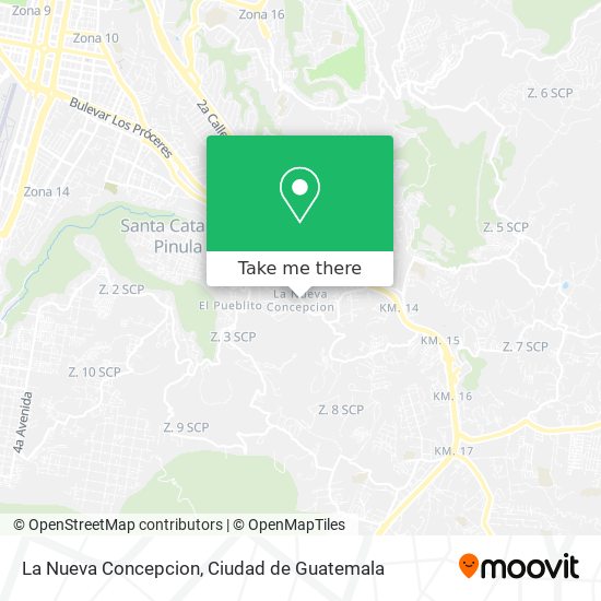 La Nueva Concepcion map