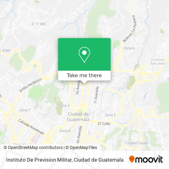 Instituto De Prevision Militar map