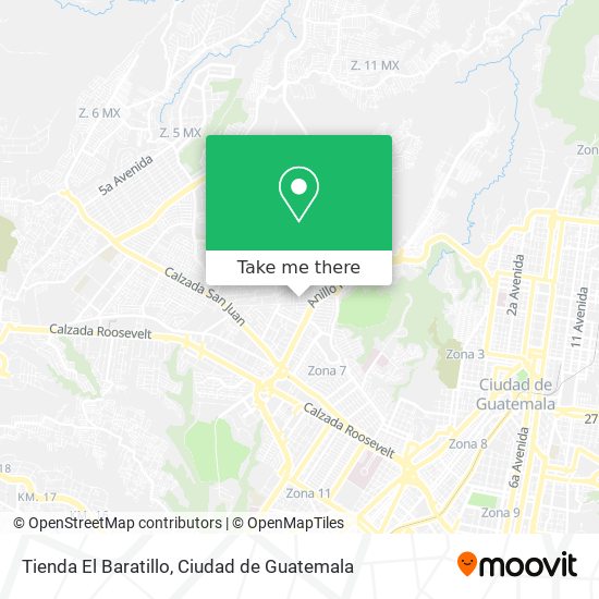 Tienda El Baratillo map