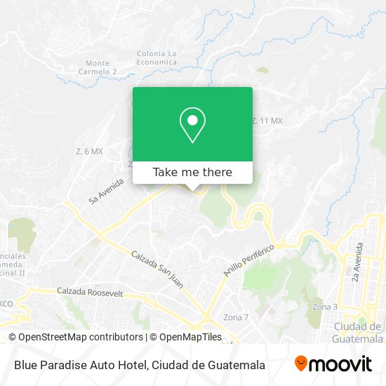 Blue Paradise Auto Hotel map