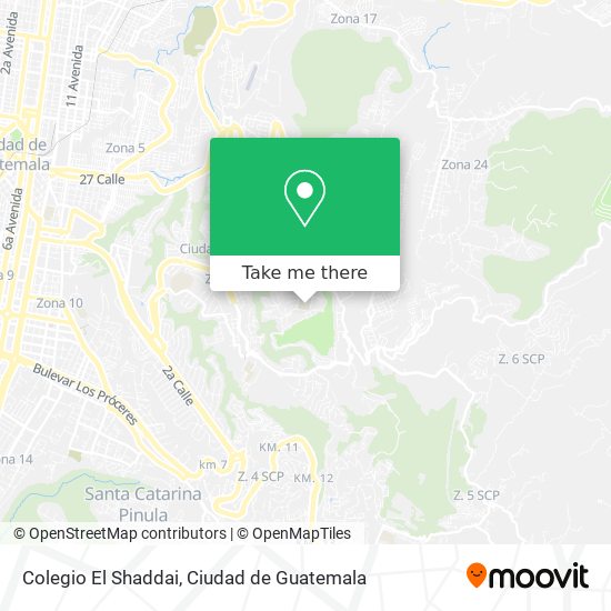 Colegio El Shaddai map