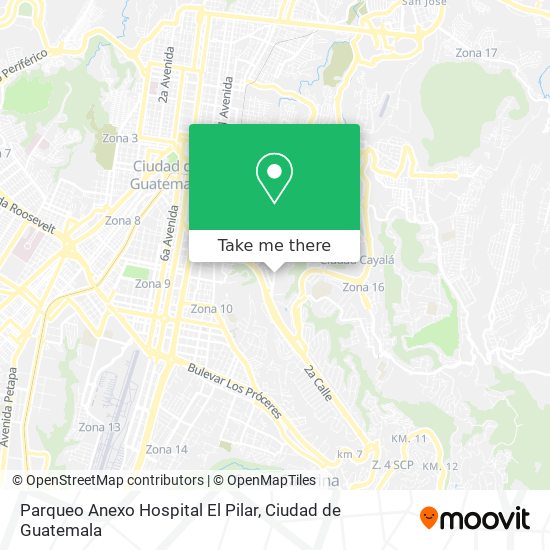 Parqueo Anexo Hospital El Pilar map