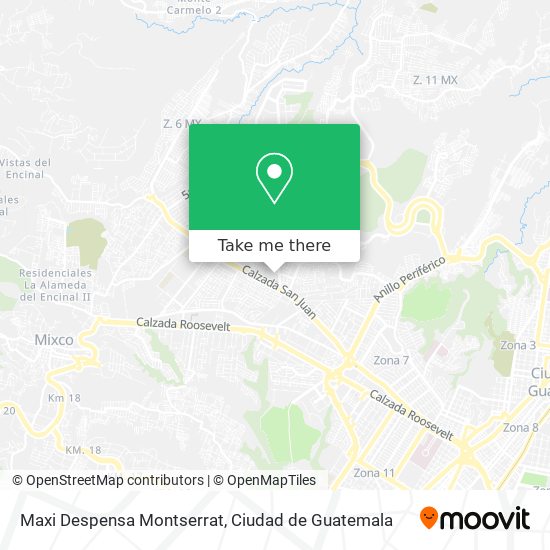 Maxi Despensa Montserrat map