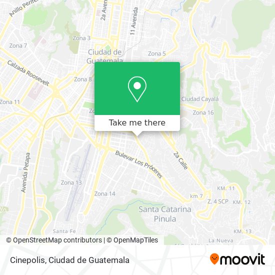 Cinepolis map