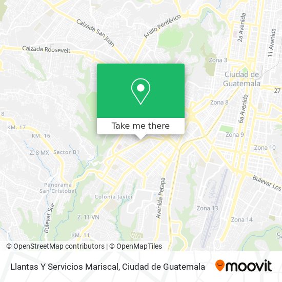 Llantas Y Servicios Mariscal map