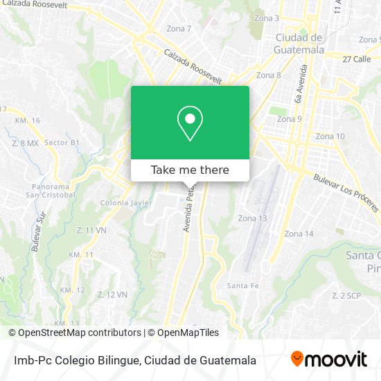 Mapa de Imb-Pc Colegio Bilingue