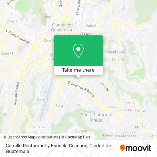 Camille Restaurant y Escuela Culinaria map