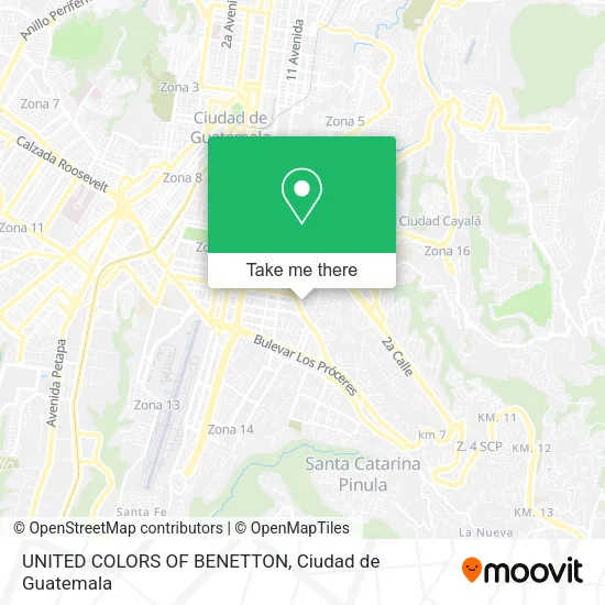 UNITED COLORS OF BENETTON map