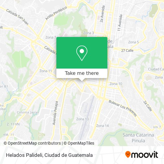 Helados Palideli map