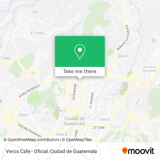 Veros Cafe - Oficial map