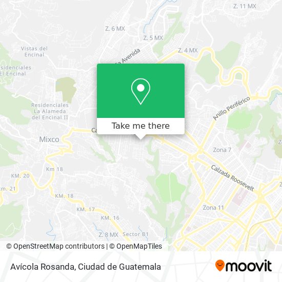 Avícola Rosanda map