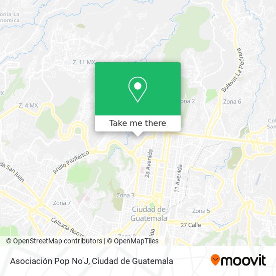 Asociación Pop No'J map