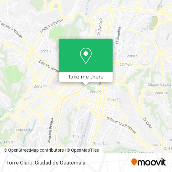 Mapa de Torre Claro