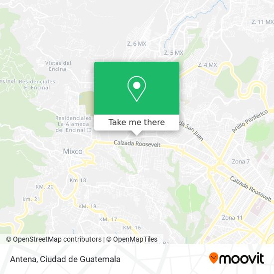 Antena map