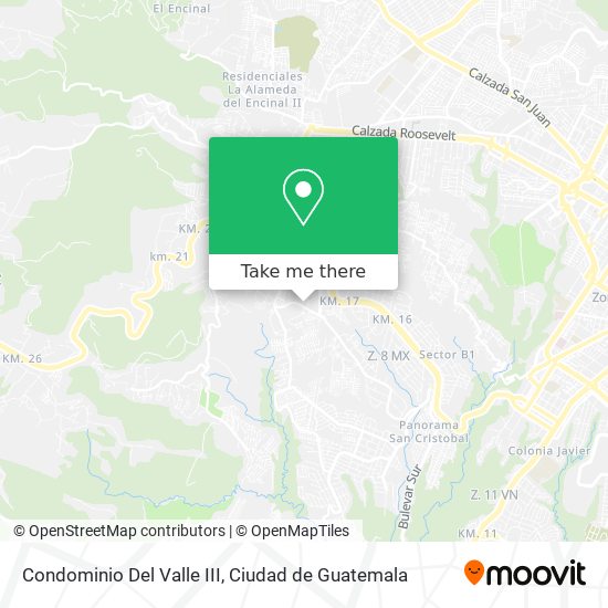 Condominio Del Valle III map
