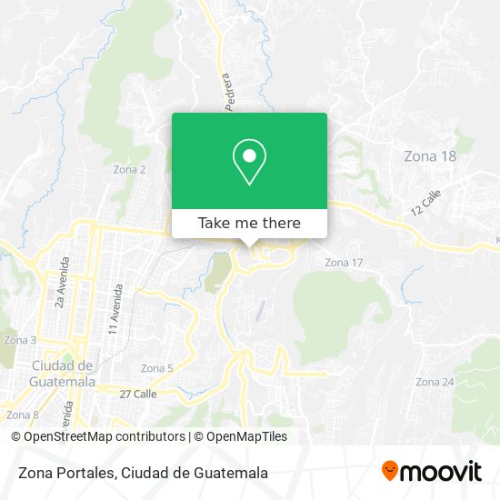 Mapa de Zona Portales