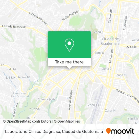 Laboratorio Clinico Diagnasa map