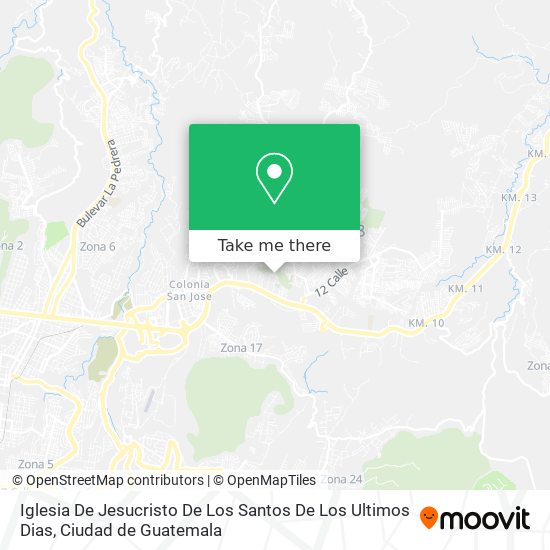 Mapa de Iglesia De Jesucristo De Los Santos De Los Ultimos Dias