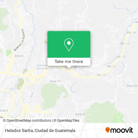 Helados Sarita map