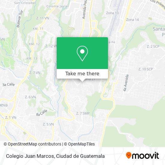 Mapa de Colegio Juan Marcos