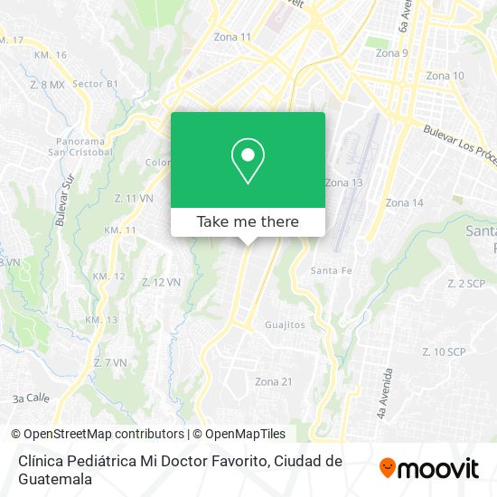 Clínica Pediátrica Mi Doctor Favorito map