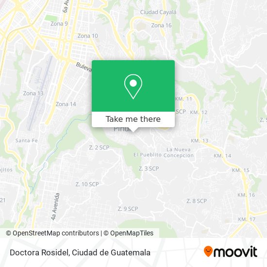 Mapa de Doctora Rosidel