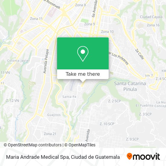 Maria Andrade Medical Spa map