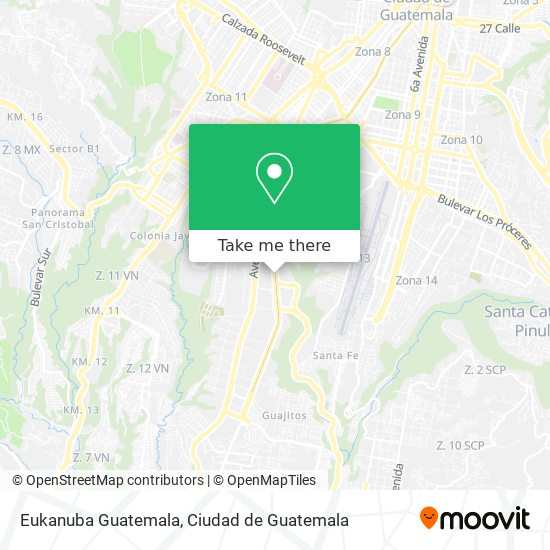 Eukanuba Guatemala map