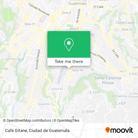 Café Gitane map