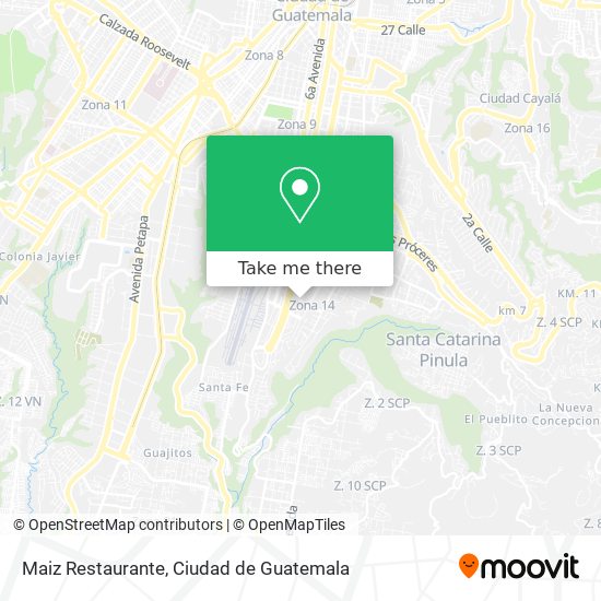 Maiz Restaurante map