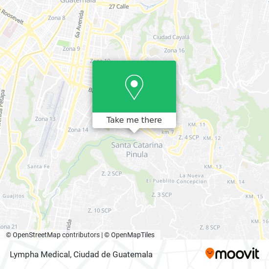 Mapa de Lympha Medical